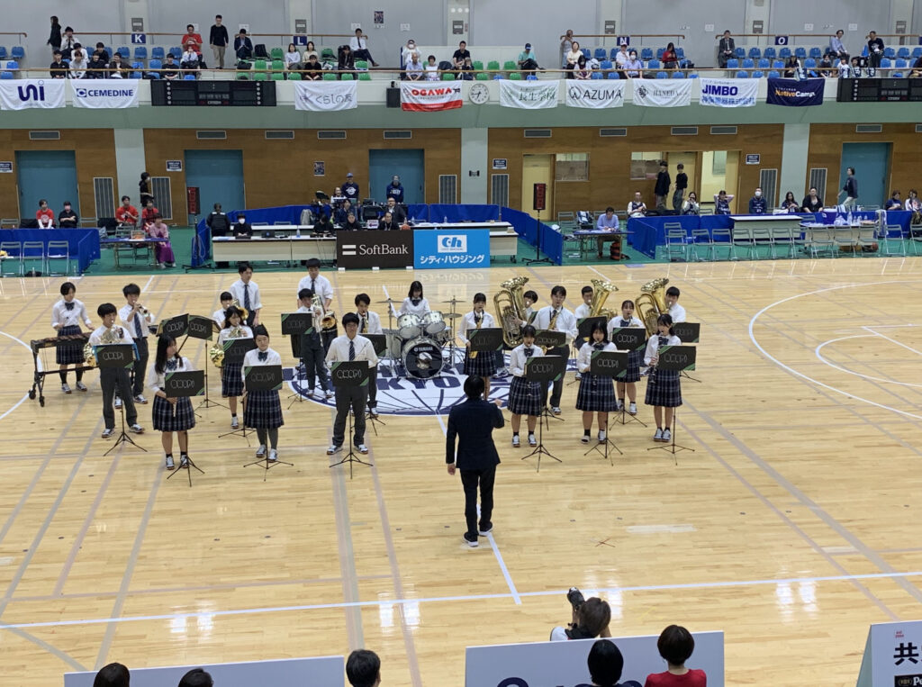 B.LEAGUE(B3)ハーフタイム演奏