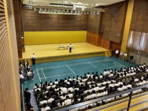 １学期終業式