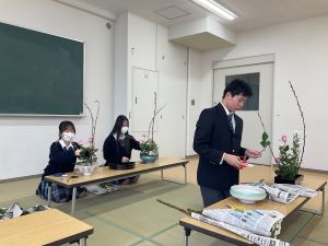 12月の華道教室