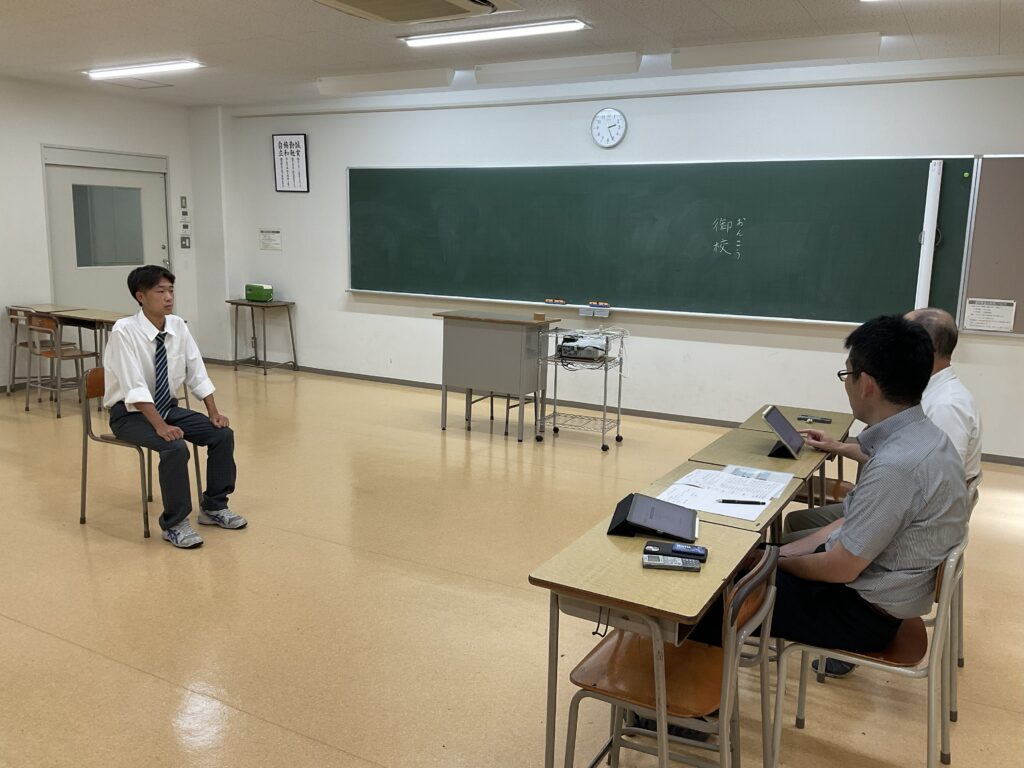 3学年　模擬面接